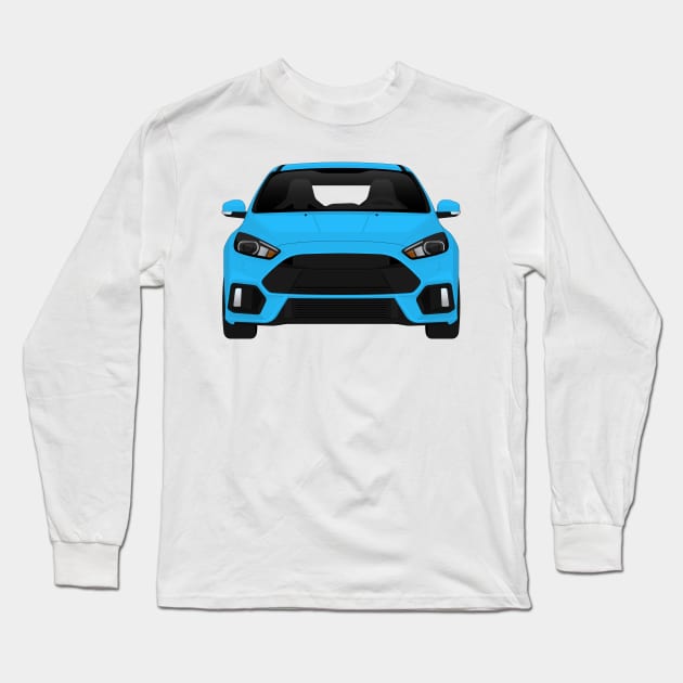 Focus RS Blue Long Sleeve T-Shirt by VENZ0LIC